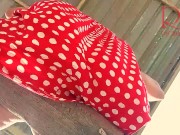 Cute housewife has fun without panties on the swing Slut swings and shows her perfect pussy 3 8/16