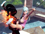 Princess Elizabeth Liones and demon bondage BDSM hentai 11/16