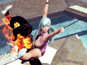 Princess Elizabeth Liones and demon bondage BDSM hentai 13/16