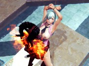 Princess Elizabeth Liones and demon bondage BDSM hentai 8/16