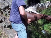 public - mountain hiking ends in outdoor sex- ella b 2k 5/16