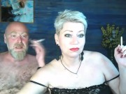 Hard handjob for lustful mature MILF cocksucker! 11/16