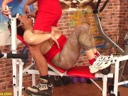 sex workout with chubby hairy grandma 6/16