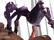Widowmaker riding cock like a spider Deep anal [Grand Cupido]( Overwatch ) 14/16