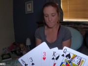 Step Son Plays Strip Poker With Step Mom - Jane Cane 7/16