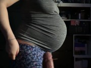 Riding a big cock while pregnant 7/16