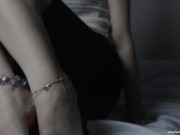 Foot Tease Pov with two Anklets and Heels - Amateur Hot Teen Ellie Dopamine 2/16
