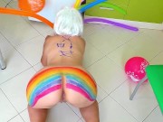 Milf made her stepson happy and gave him her ass 4/16