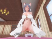 3D HENTAI POV Yumi rides cock to get her pussy creampied 3/16