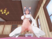 3D HENTAI POV Yumi rides cock to get her pussy creampied 6/16