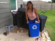 Milf tits bounce and g string butt crack tease in jeans youtuber hard fat nipples 13/16