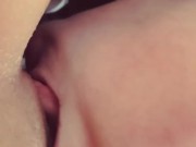 LESBIAN gets her first real taste of fun EATING PUSSY CLOSEUP!! 3/16
