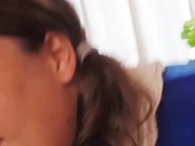 Wet horny wife sucks big cock like a good girl 12/16