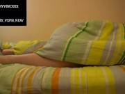 Hot babe masturbates under blanket 1/16