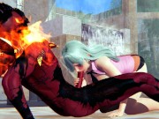 Elizabeth Liones and Demon fucks cowgirl position hentai 3d 3/16