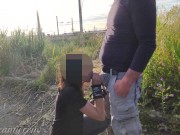 Dick flash - A girl caught me jerking off in a public Park and help me cum 4K - MissCreamy 3/16