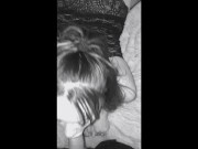 Busty MILF fucks pussy for a fan! Husband makes her suck his cock! 11/16