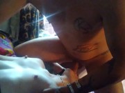 Face fuck training pounding pee hole. 9/16