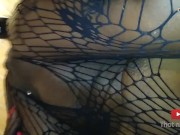 Tag Teaming Petite Ebony Threesome 11/16