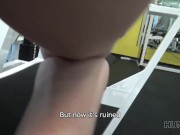 HUNT4K In empty gym hunter pays greedy cuckold cash and impales his GF 12/16