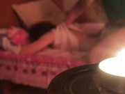 Two lesbian girls kiss each other in bed. Peeping porn. Lesbians Seduction Each Other 10/16