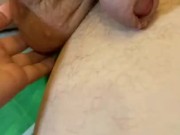 I play with my boyfriend’s white big cock 2/16