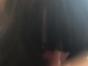 Sexy mama sucking cum off my dick  13/16