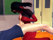 Succubus Meru best titsfuck in classroom hentai 1/16