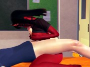 Succubus Meru best titsfuck in classroom hentai 9/16