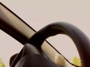 Pure pleasure in the car while driving I masturbate and play with my watch 7/16