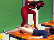 Meru succubus piledriver fucks in the University 5/16