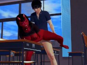 Meru succubus facefuck and anal penetration 16/16