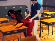 Meru succubus facefuck and anal penetration 9/16