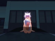 3D HENTAI Schoolgirl Footjob Your Cock 4/16