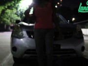 Lana Lava Masturbates In The Middle of Huge Public Parking Lot 11/16