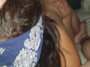 Latina 3some MFM blindfolded Shared wife 10/16