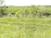 Outside. Wild beach. Random passerby man by river saw naked woman sunbathing. Outdoor. Nudist 10/16