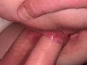 dvp with 8 inch dildo and 8 inch cock 12/16