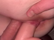 dvp with 8 inch dildo and 8 inch cock 4/16