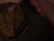 filming and fucking, she catches me but instead of being mad she sucks my cock!!! 15/16