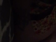 filming and fucking, she catches me but instead of being mad she sucks my cock!!! 3/16