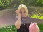 Flashing and Jerk off instructions from your lover AMY DOUXXX 11/16