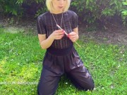 Flashing and Jerk off instructions from your lover AMY DOUXXX 14/16