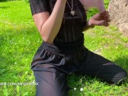 Flashing and Jerk off instructions from your lover AMY DOUXXX 9/16