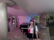 Lola Fae As IBUKI MIODA Saying Thanks And Letting You Fuck Her in Virtual Reality DANGANRONPA Parody 1/16