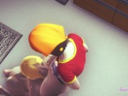 Dragon Ball Hentai - Pan cunnilingus, blowjob and fucked 6/16