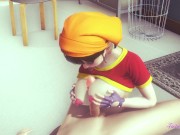 Dragon Ball Hentai - POV Pan boobjob, blowjob and fucked 7/16