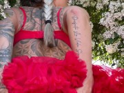 Luxury Michaela Isizzu ! Big tits ! Peeing in nature! Amateur sexy girl ! 16/16