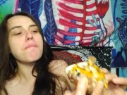 VORE AFTERMATH full vid @ MANYVIDS  Swallowed Burger Smashed PinkMoonLust Food Fetish Feeder Feeder 2/16