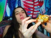 VORE AFTERMATH full vid @ MANYVIDS  Swallowed Burger Smashed PinkMoonLust Food Fetish Feeder Feeder 6/16